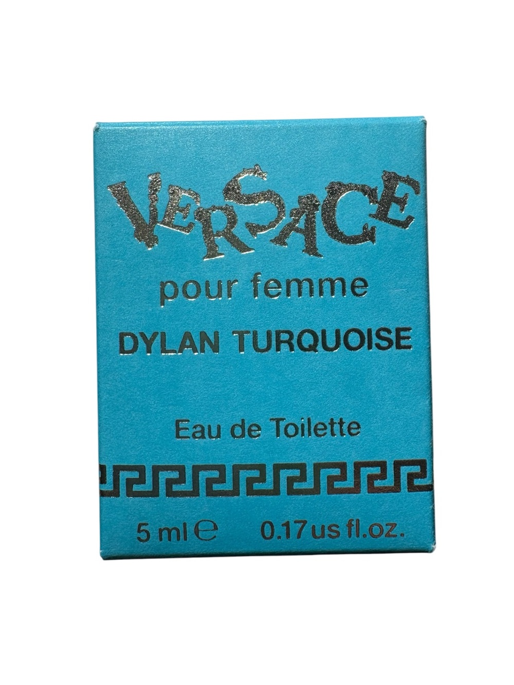 NIB Versace Dylan Turquoise Way De Toilette Miniature 5mL 0.17 Us Fl Oz - Picture 3 of 6